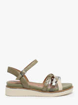 Sandalen Uit Leder Tamaris Groen women 42